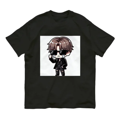 泣き男くん Organic Cotton T-Shirt