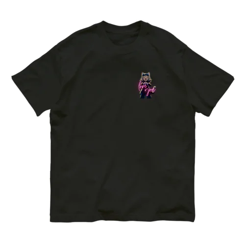 愛猫 オーガニックコットンTシャツ