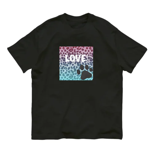 豹柄LOVE🐾シリーズ Organic Cotton T-Shirt