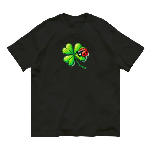 幸せを運んで来たテントウムシくん Organic Cotton T-Shirt