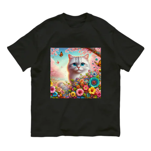 ねこ好き姉貴 Organic Cotton T-Shirt