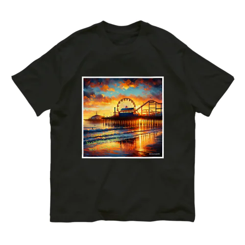 Don’t forget, beautiful sunsets, need cloudy skies オーガニックコットンTシャツ