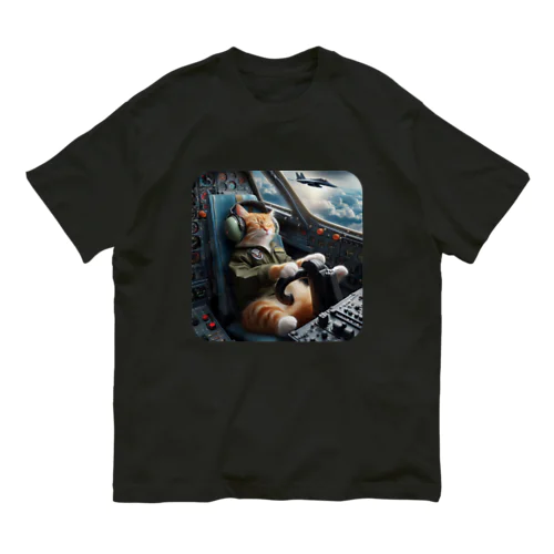眠りネコ Organic Cotton T-Shirt