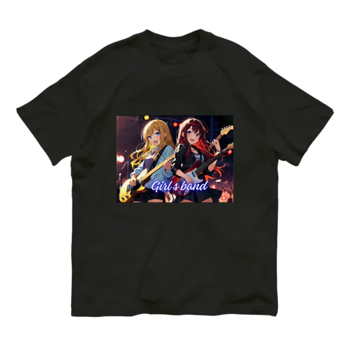 ガールズバンド！ オーガニックコットンTシャツ