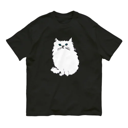 ふわふわねこ オーガニックコットンTシャツ