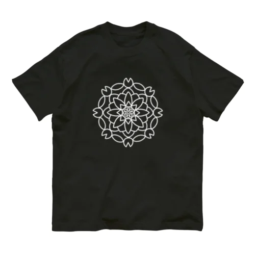 MANDALA •5• (W) オーガニックコットンTシャツ