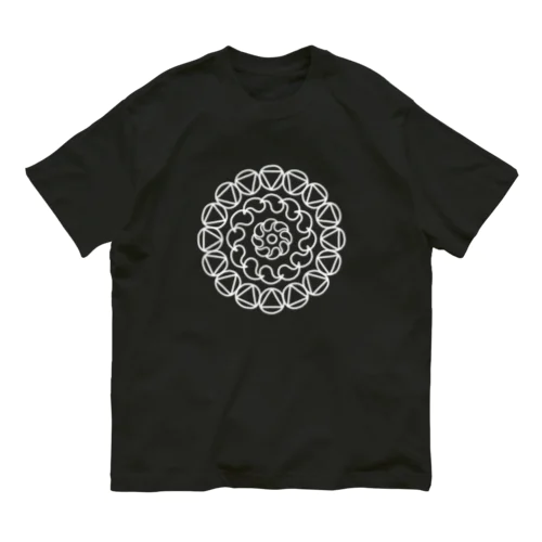 MANDALA •8• (W) オーガニックコットンTシャツ