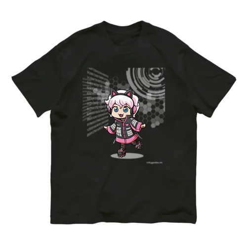 オタクラン/猫耳ちゃん オーガニックコットンTシャツ