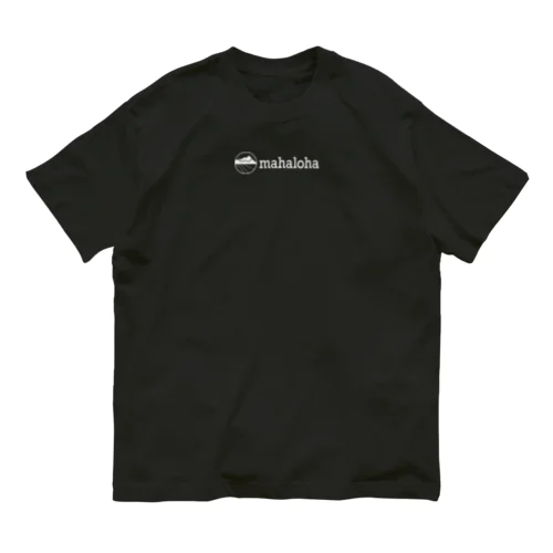 mahaloha横ロゴ Organic Cotton T-Shirt