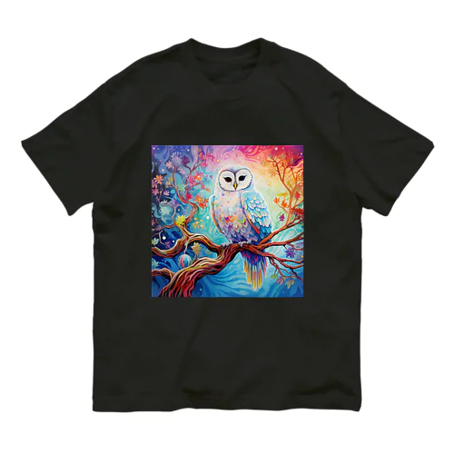 フクロウシリーズ７ Organic Cotton T-Shirt