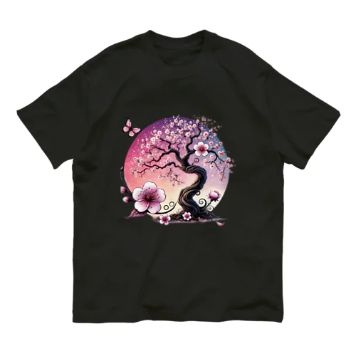 夢幻の桜 オーガニックコットンTシャツ