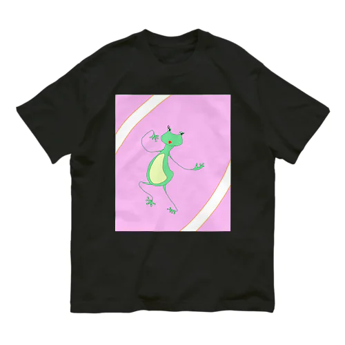 ピンキー💖フロッグ オーガニックコットンTシャツ