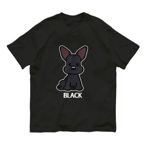tatimimi cyan black Organic Cotton T-Shirt