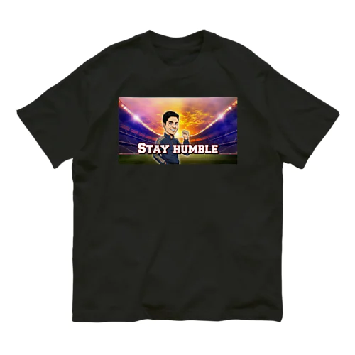 謙虚な優勝監督 Organic Cotton T-Shirt