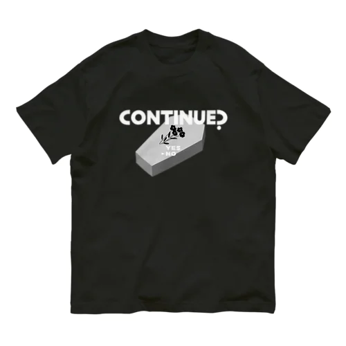 CONTINUE?(Type B) オーガニックコットンTシャツ