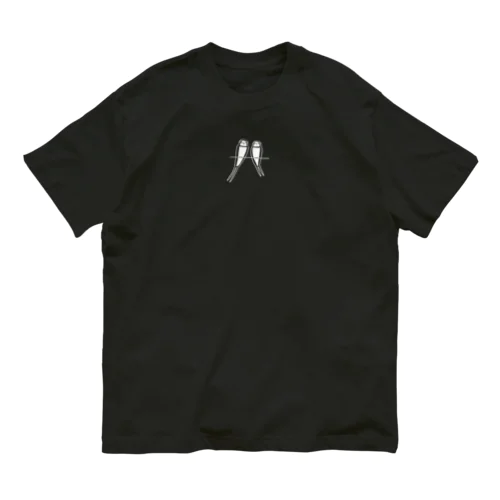 ツバメカップル オーガニックコットンTシャツ