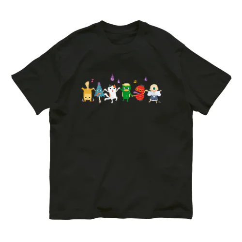 おばけTシャツ＜妖怪ラインダンス＞ 유기농 코튼 티셔츠