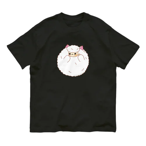 べたっと　アルパカちゃん オーガニックコットンTシャツ