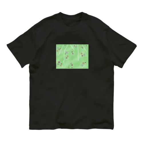 謎柄の和風グッズA（若緑） / Japanese style goods A inspired by escape room (Light green) オーガニックコットンTシャツ