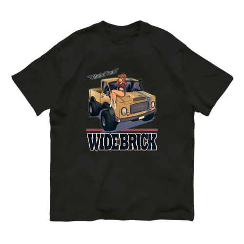 "WIDE BRICK" Organic Cotton T-Shirt