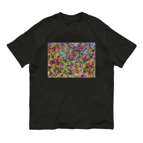 Flourish_Colours(横長) オーガニックコットンTシャツ