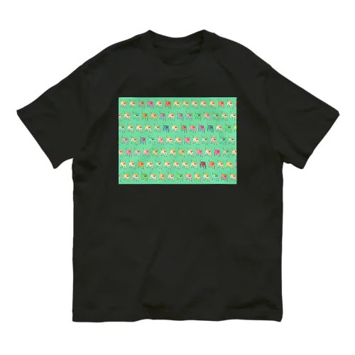 干支シリーズ　うし Organic Cotton T-Shirt