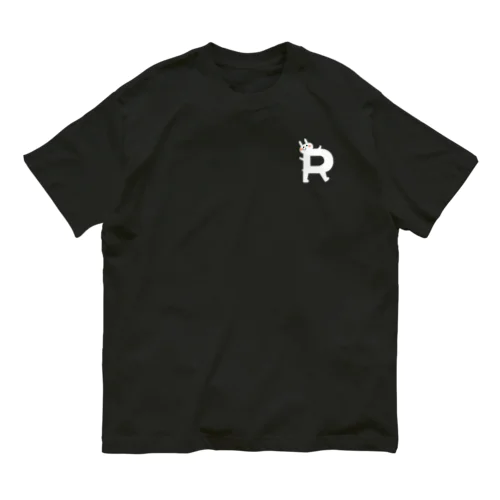 アルファベットどうぶつ　R　うさぎ Organic Cotton T-Shirt