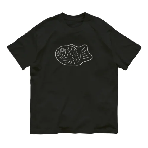 シンプル　たいやき Organic Cotton T-Shirt