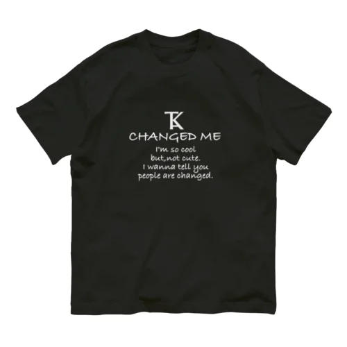 CHANGED ME オーガニックコットンTシャツ