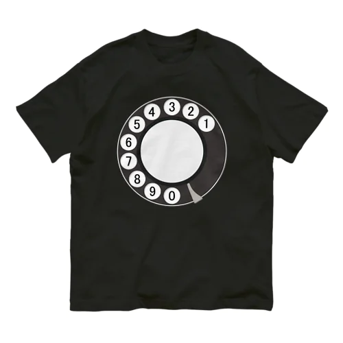 黒電話 オーガニックコットンTシャツ