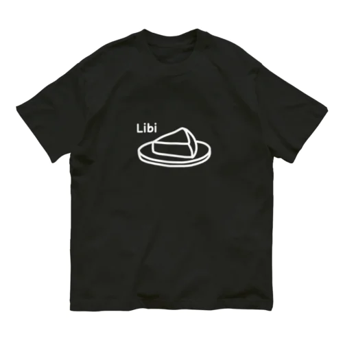 Libi(ちーずけーき)白文字 Organic Cotton T-Shirt