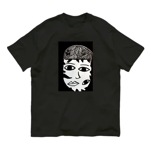 The three eyes オーガニックコットンTシャツ