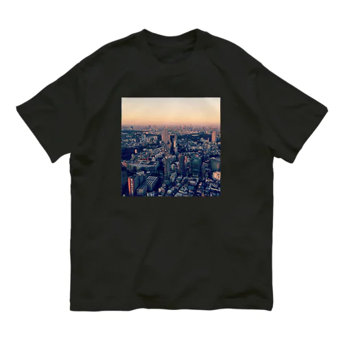 City Sunset オーガニックコットンTシャツ