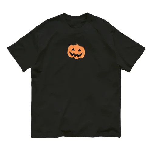 ハロウィンお化けカボチャ オーガニックコットンTシャツ