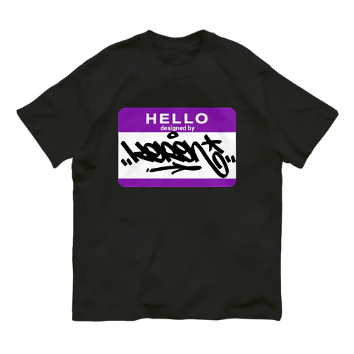 HELLO designed by KERON Organic Cotton T-Shirt