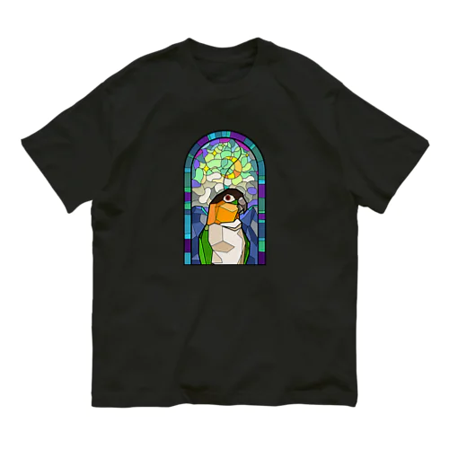 聖パロット教会・ズグロシロハラ オーガニックコットンTシャツ