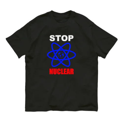 STOP NUCLEAR（ロシアカラー） オーガニックコットンTシャツ