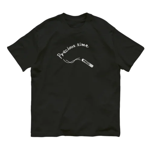 極上のいっぷく 白ver. オーガニックコットンTシャツ