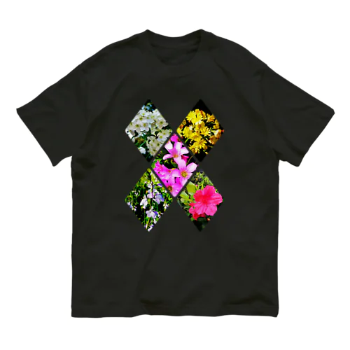 野の花シリーズ　X(エックス) オーガニックコットンTシャツ