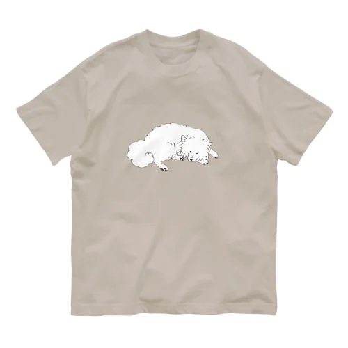 寝てるスピッツ Organic Cotton T-Shirt