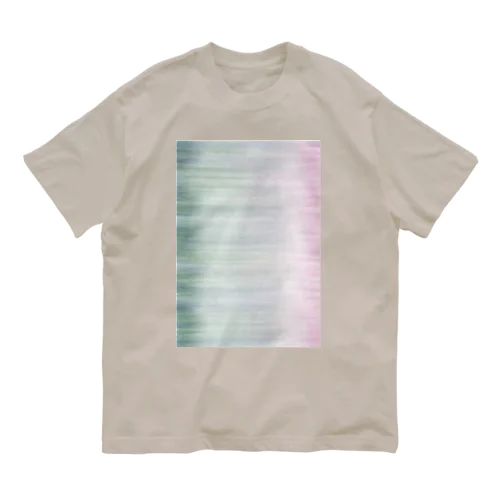 横に流れる滝 Organic Cotton T-Shirt