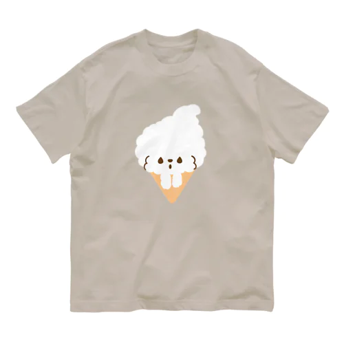 ビションフリーゼ　フワモコちゃん オーガニックコットンTシャツ