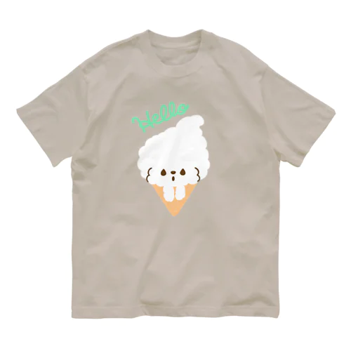 ビションフリーゼ　フワモコちゃん　 Organic Cotton T-Shirt