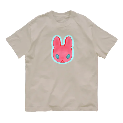 つよつよ！ピンクのうさぎさん！ Organic Cotton T-Shirt