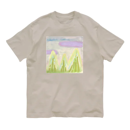 緩やかと穏やかは違う（正方形） Organic Cotton T-Shirt