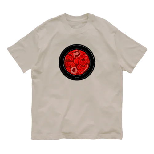 血液 パターン1 Organic Cotton T-Shirt
