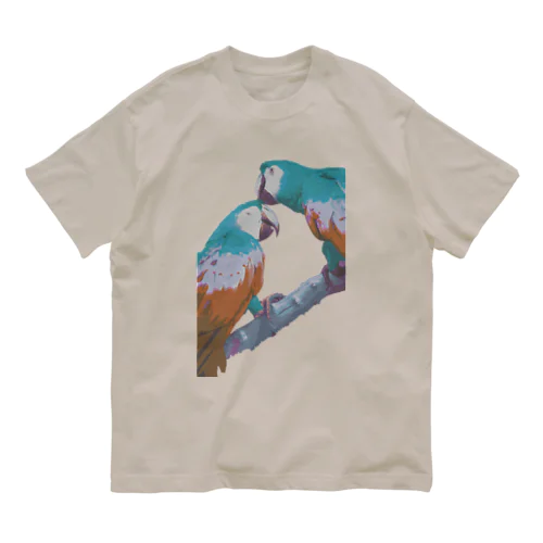 おでこかじり鳥 Organic Cotton T-Shirt