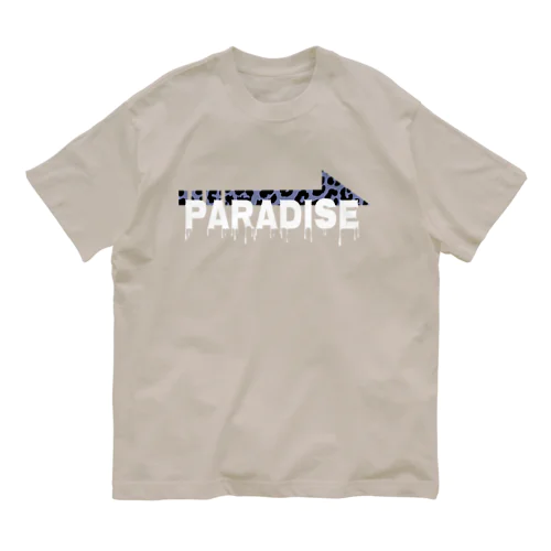 PARADISE（arrow B） オーガニックコットンTシャツ