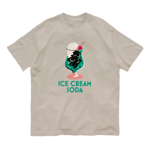 ICE CREAM SODA オーガニックコットンTシャツ