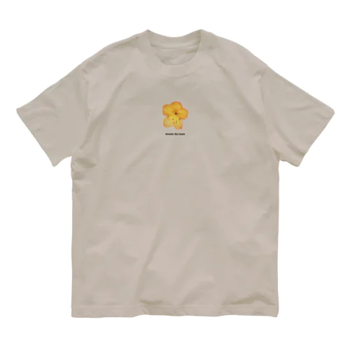 Donate the Taste (Orange Flower) Organic Cotton T-Shirt